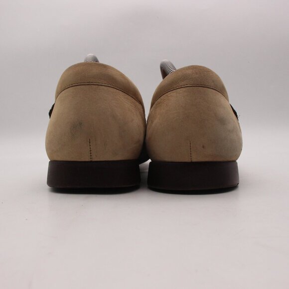 Mephisto Macbeth Men's Size 10 Loafers Beige Nubuck Leather Cool Air Casual - Picture 6 of 10